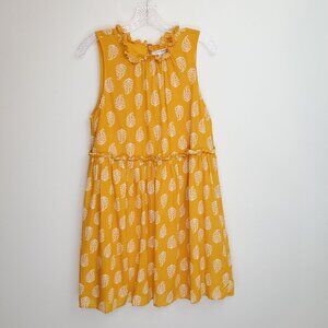 Lucky Brand botanical printed marigold sleeveless summer dress